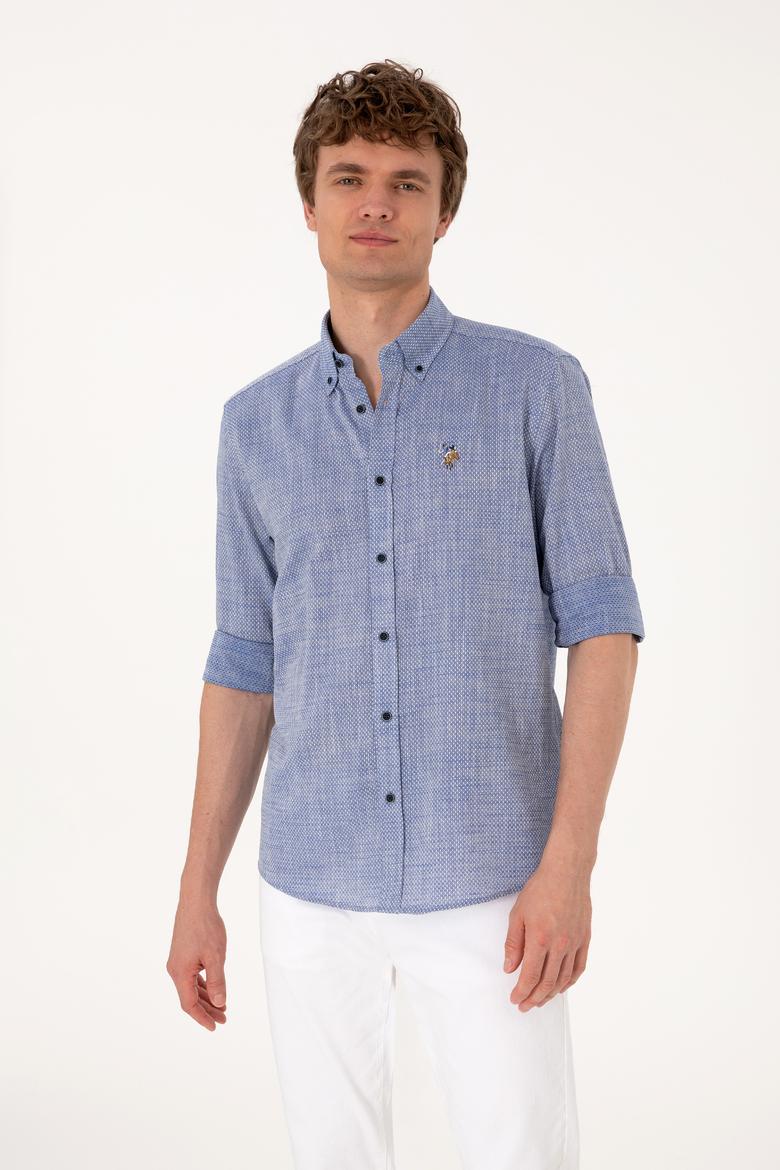 Erkek Lacivert Uzun Kollu Gömlek - 50300139001