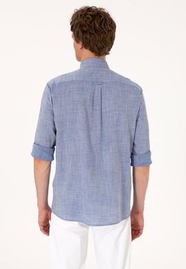 Erkek Lacivert Uzun Kollu Gömlek - 50300139001