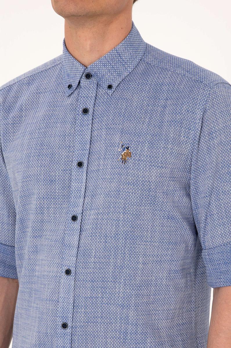 Erkek Lacivert Uzun Kollu Gömlek