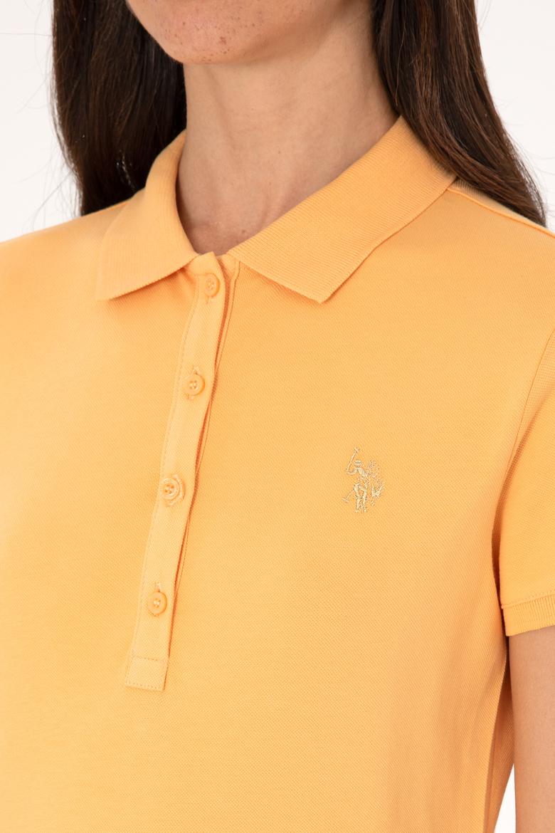 Kadın Turuncu Basic Tişört - 50300830094