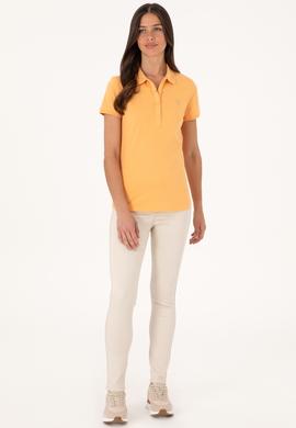 Kadın Turuncu Basic Tişört - 50300830094