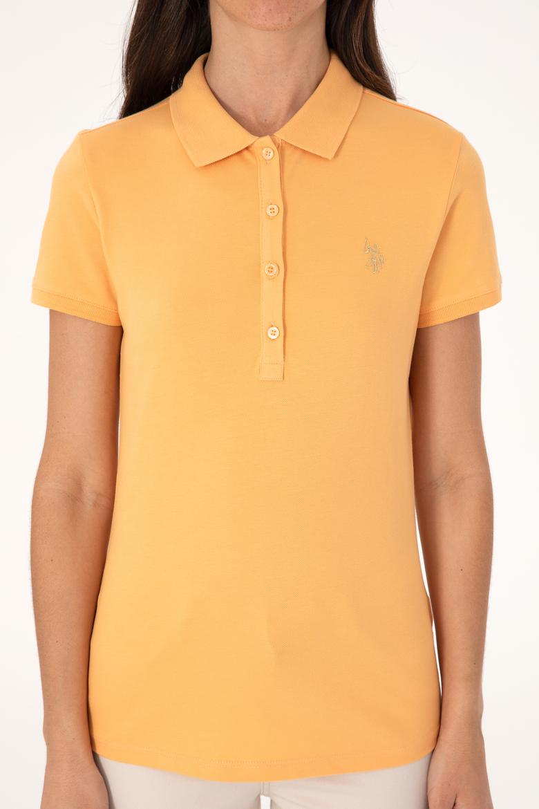 Kadın Turuncu Basic Tişört - 50300830094