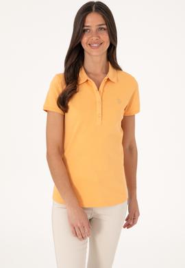 Kadın Turuncu Basic Tişört - 50300830094