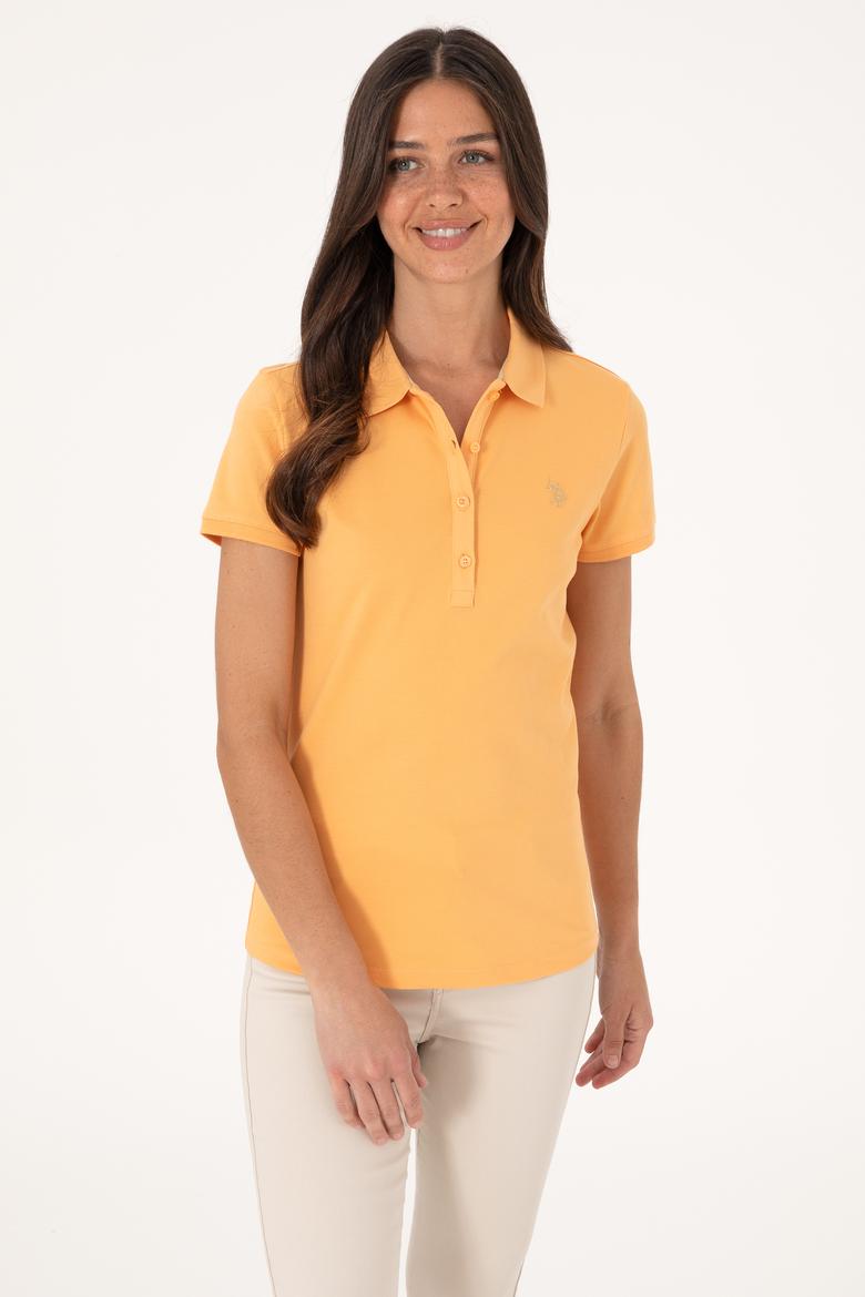 Kadın Turuncu Basic Tişört - 50300830094