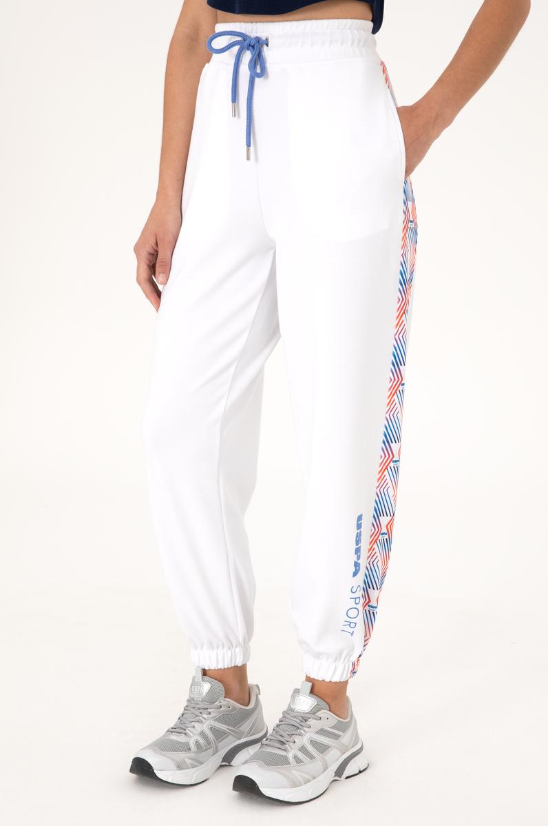 Kadın Beyaz Jogger Eşofman Altı