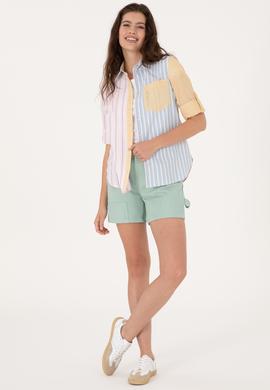 Kadın Mint Jean Şort - 50300174015