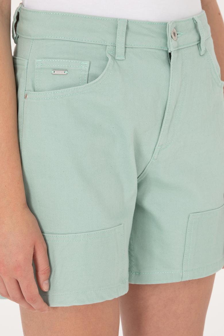 Kadın Mint Jean Şort - 50300174015