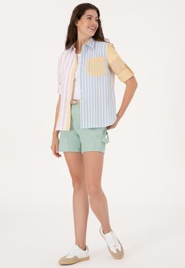 Kadın Mint Jean Şort - 50300174015