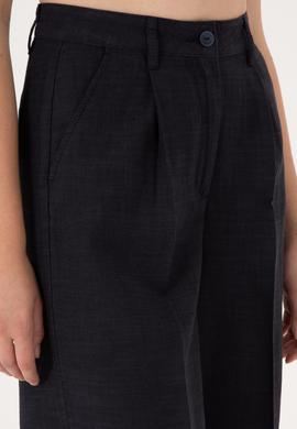 Kadın Lacivert Dokuma Şort - 50300605020