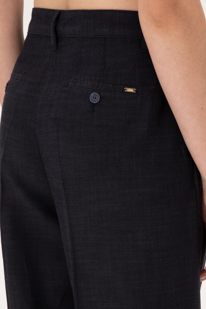 Kadın Lacivert Dokuma Şort - 50300605020