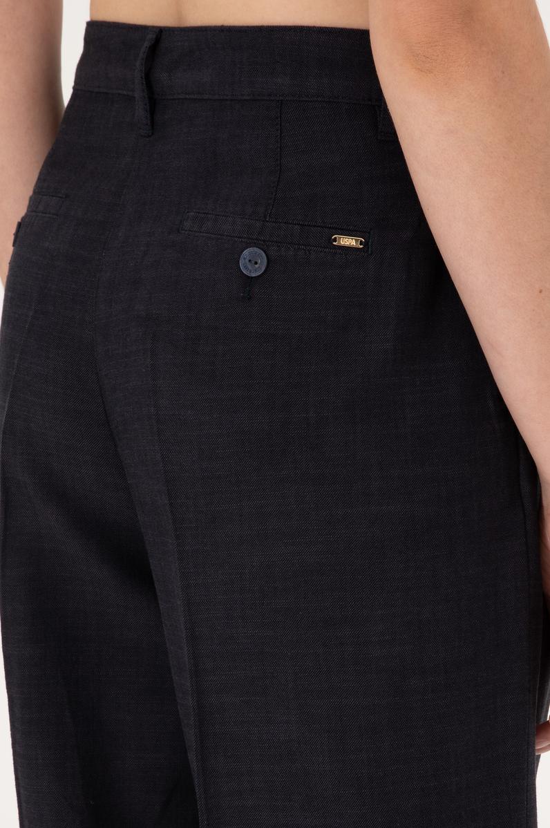 Kadın Lacivert Dokuma Şort