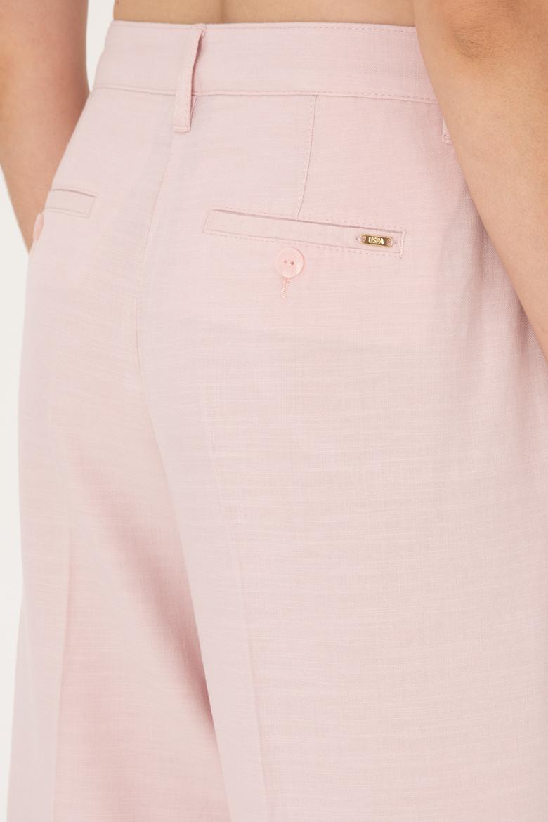 Kadın Pudra Dokuma Şort - 50300605026