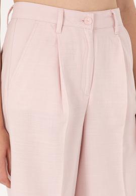 Kadın Pudra Dokuma Şort - 50300605026