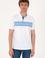 Erkek Regular Fit Polo Yaka Beyaz Tişört