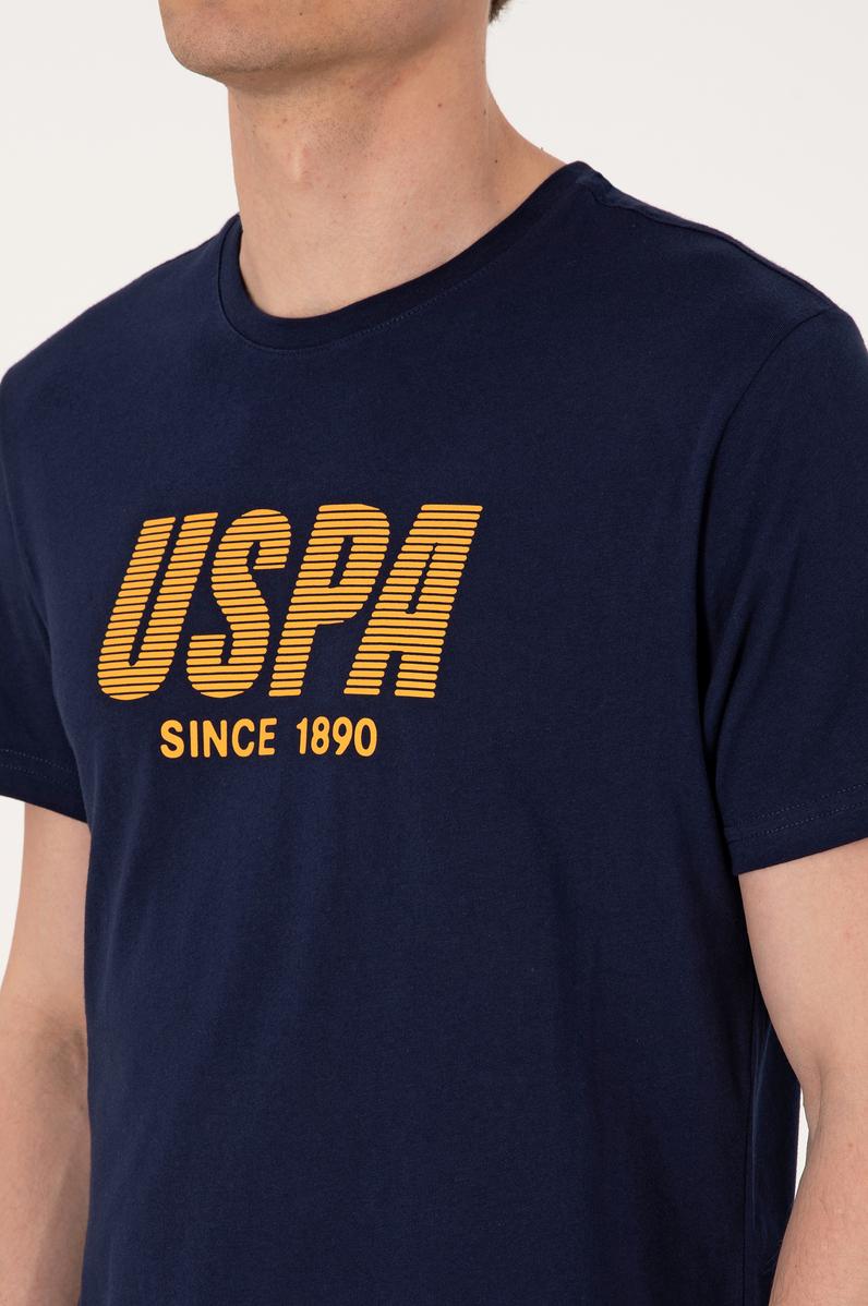 Erkek Regular Fit Bisiklet Yaka Lacivert Tişört