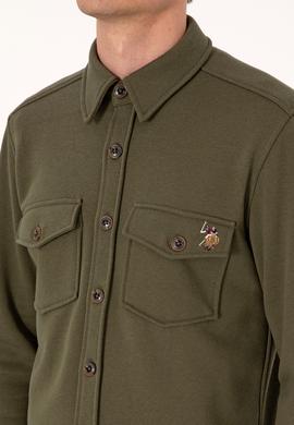 Erkek Haki Örme Gömlek - 50316673026