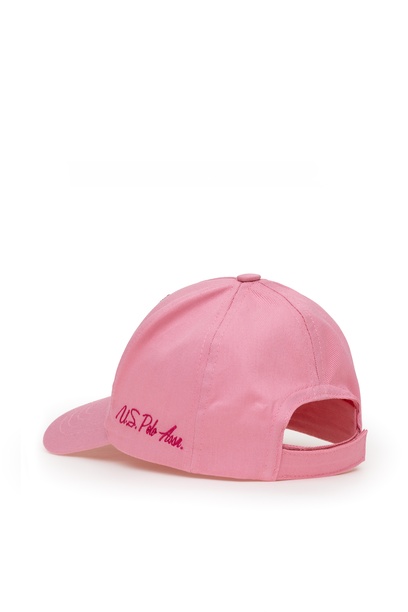 Kız Çocuk Pembe Payet Kalp İşlemeli Şapka