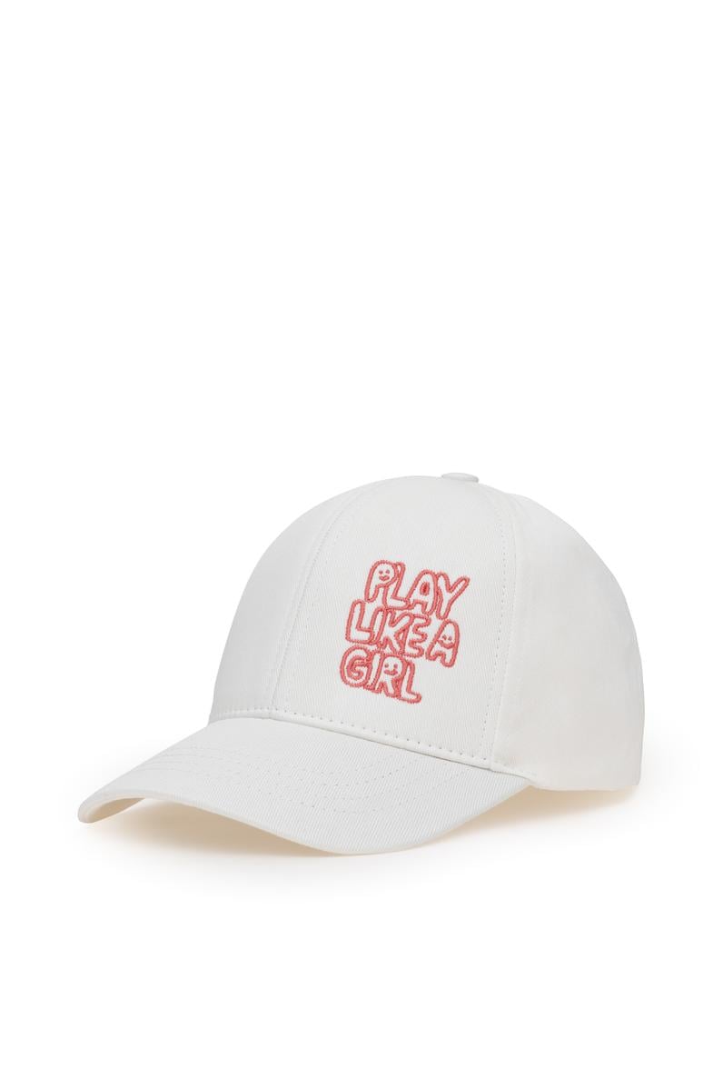 Kız Çocuk Beyaz Şapka