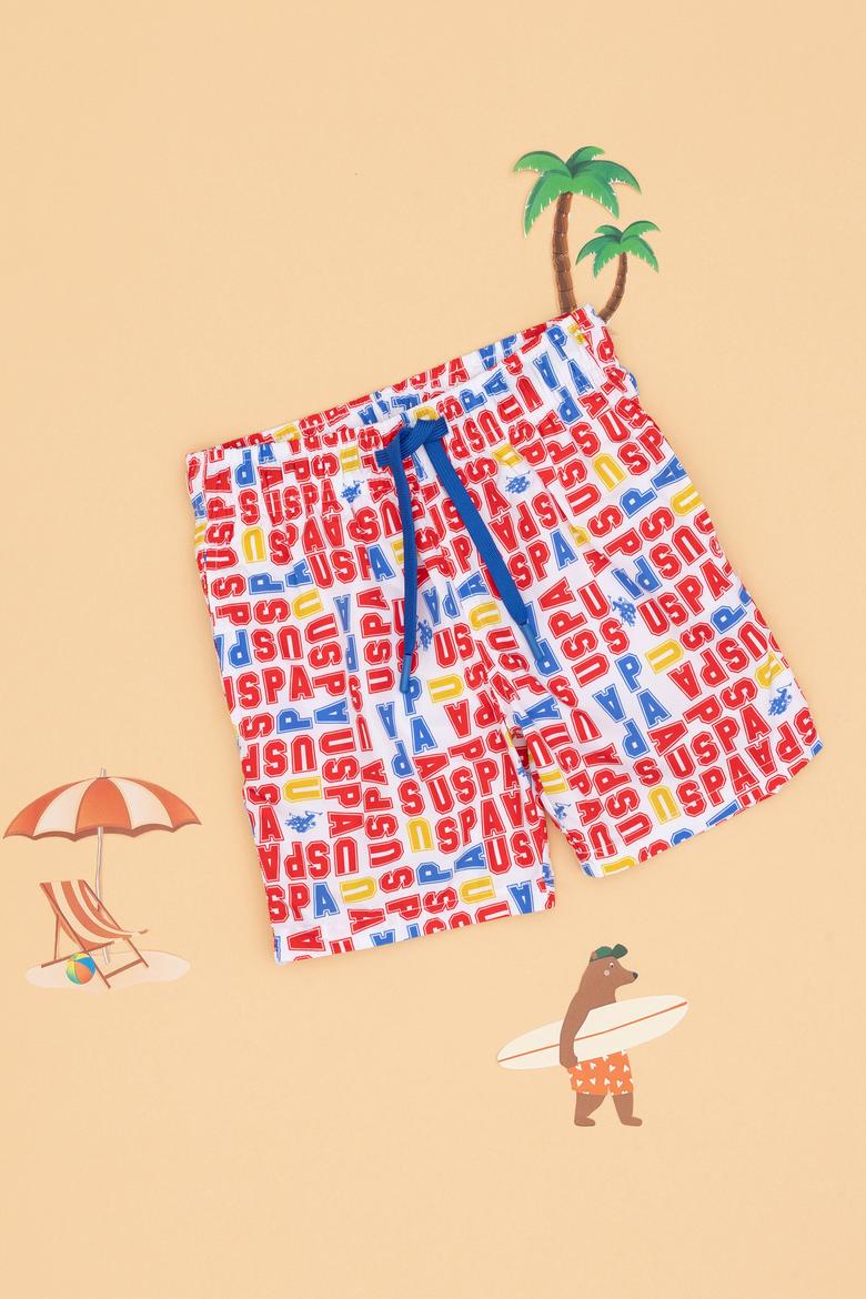 Erkek Çocuk Krem Deniz Şortu