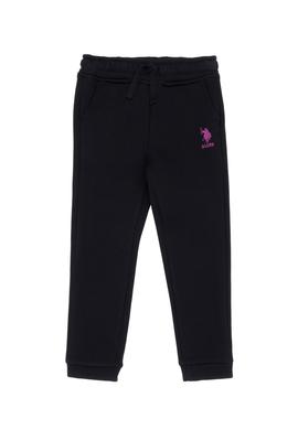 Kız Çocuk Siyah Şardonlu Jogger Eşofman Altı - 50316914007