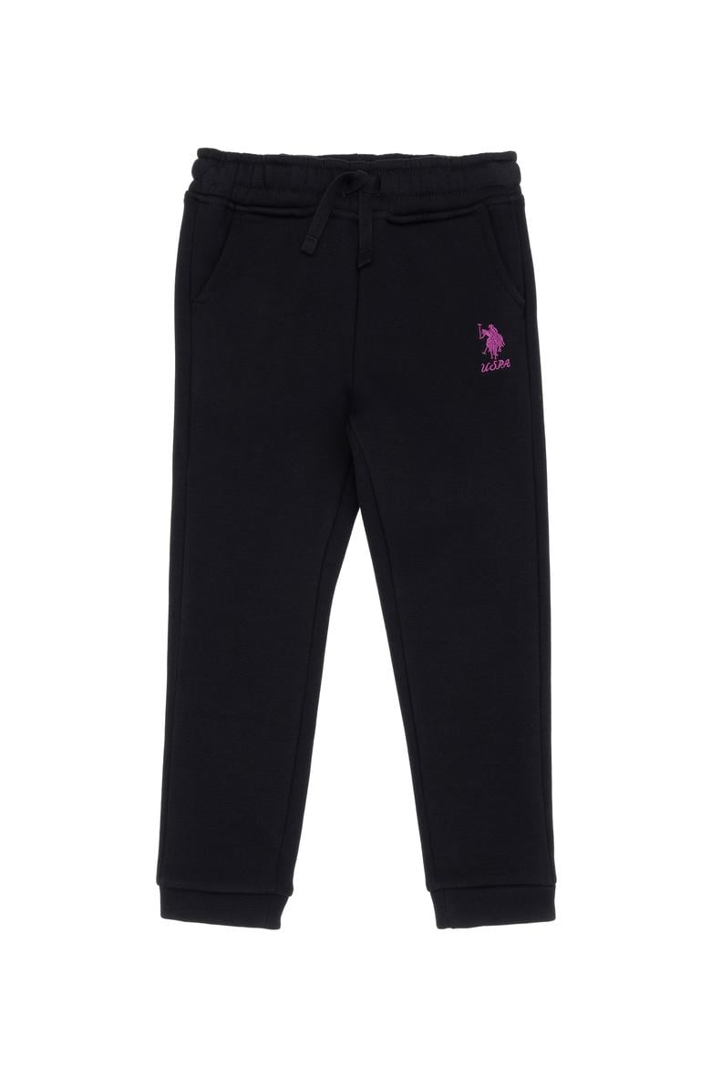 Kız Çocuk Siyah Şardonlu Jogger Eşofman Altı - 50316914007