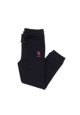 Kız Çocuk Siyah Şardonlu Jogger Eşofman Altı - 50316914007