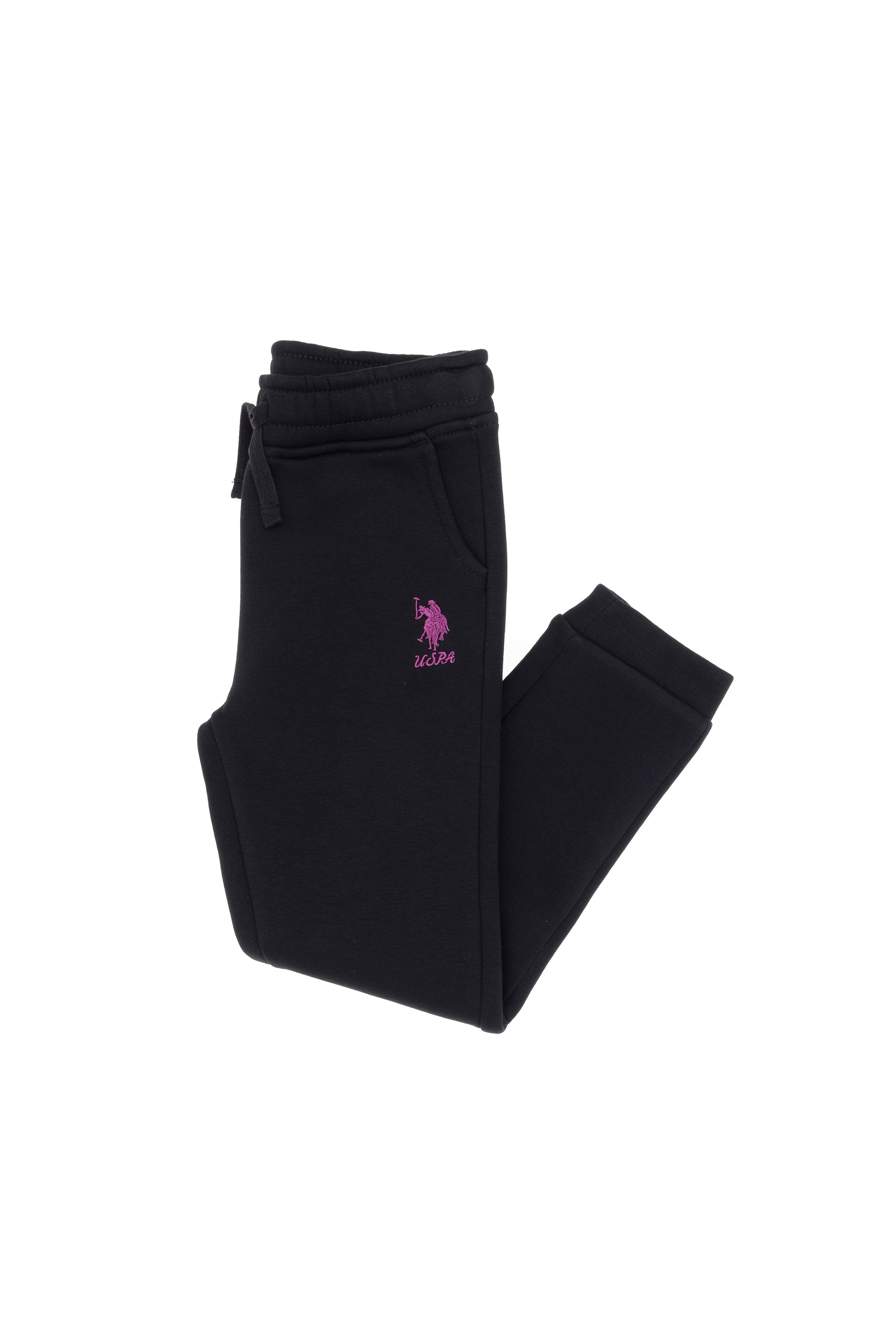 Kız Çocuk Siyah Şardonlu Jogger Eşofman Altı - Image 6