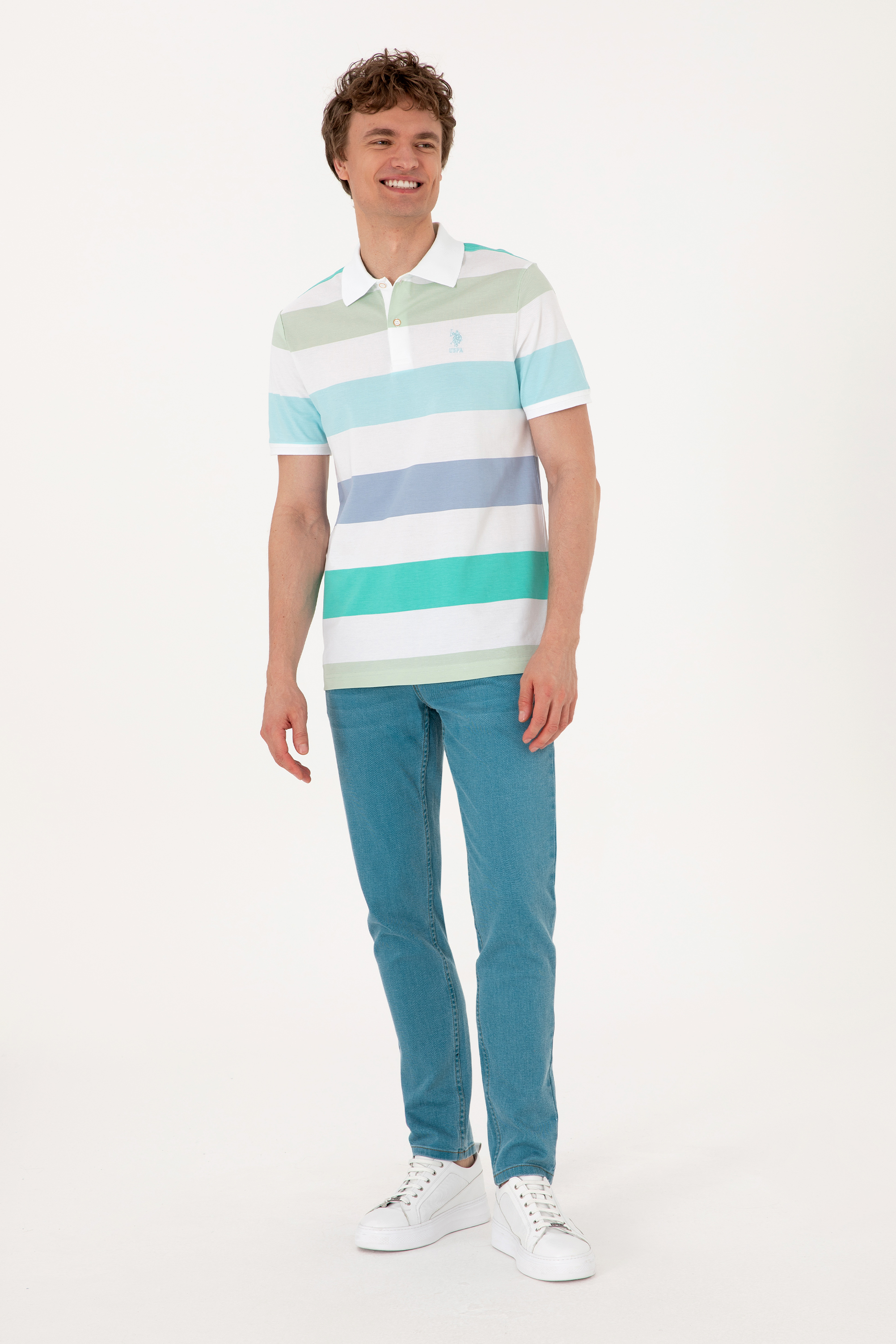 تی شرت رگولار یقه پولو مردانه یو اس پولو | U.S. Polo Assn. - تصویر 4