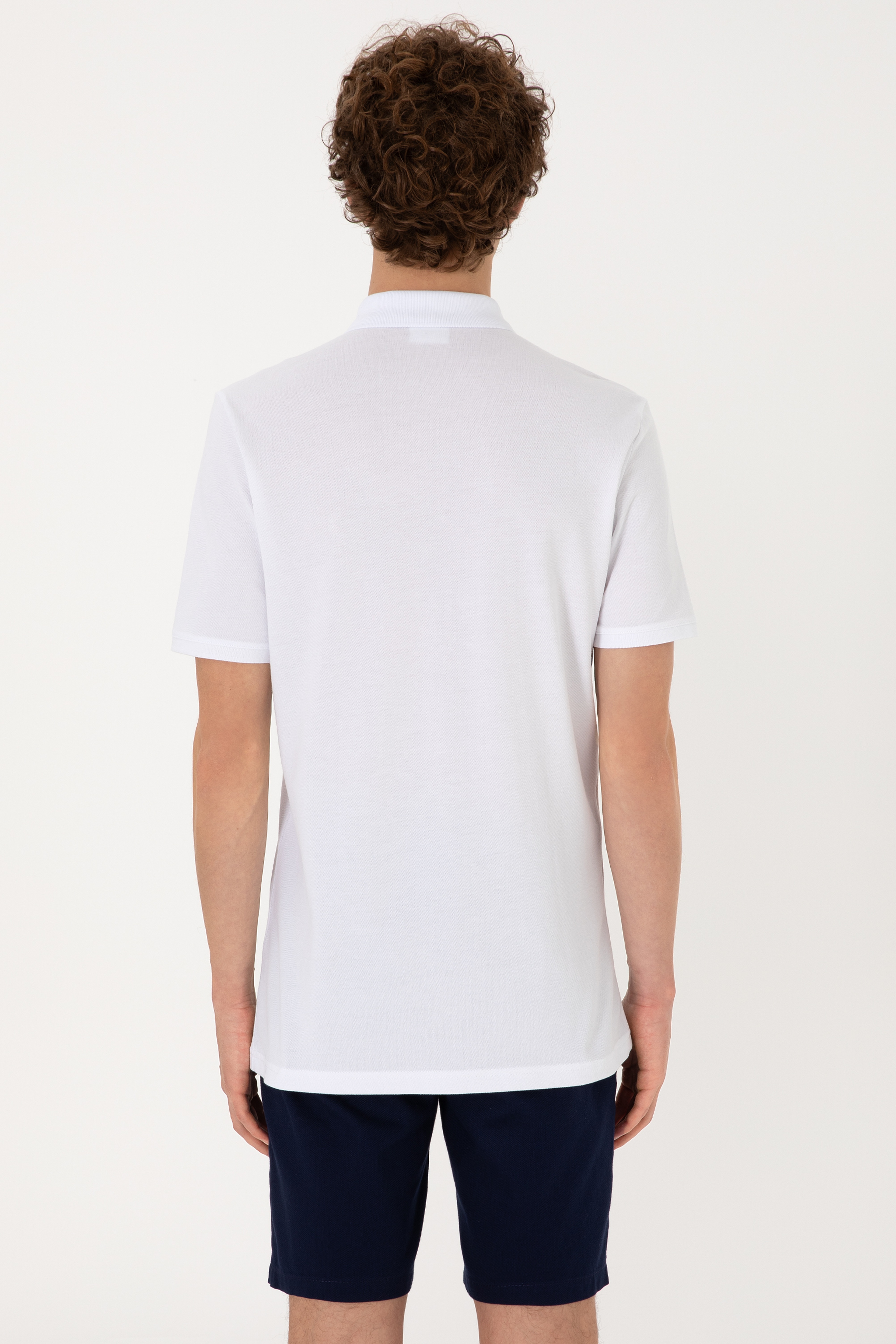Erkek Regular Fit Polo Yaka Turkuaz Tişört