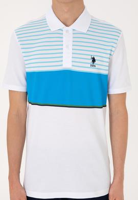 Erkek Regular Fit Polo Yaka Turkuaz Tişört - 50306861018