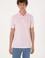 Erkek Regular Fit Polo Yaka Açık Pembe Tişört
