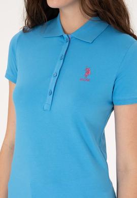 Kadın Turkuaz Basic Tişört - 50300896216