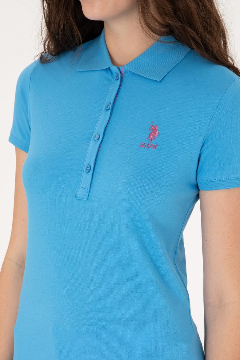 Kadın Turkuaz Basic Tişört - 50300896216