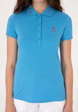 Kadın Turkuaz Basic Tişört - 50300896216