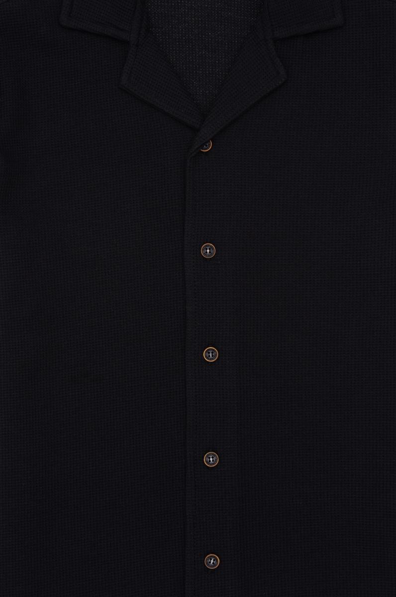 Erkek Çocuk Siyah Örme Gömlek