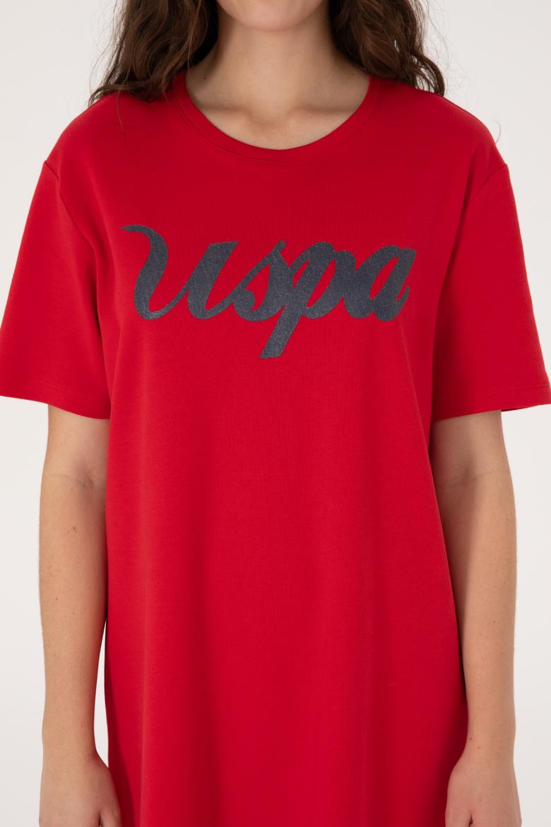 Kadın Kırmızı Örme Elbise - 50307835012