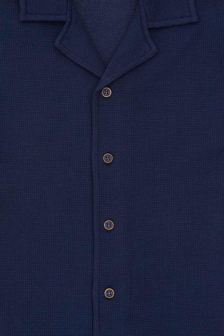 Erkek Çocuk Lacivert Örme Gömlek - 50307299003