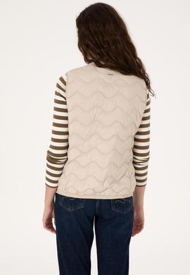 Kadın Krem Yelek - 50289603061