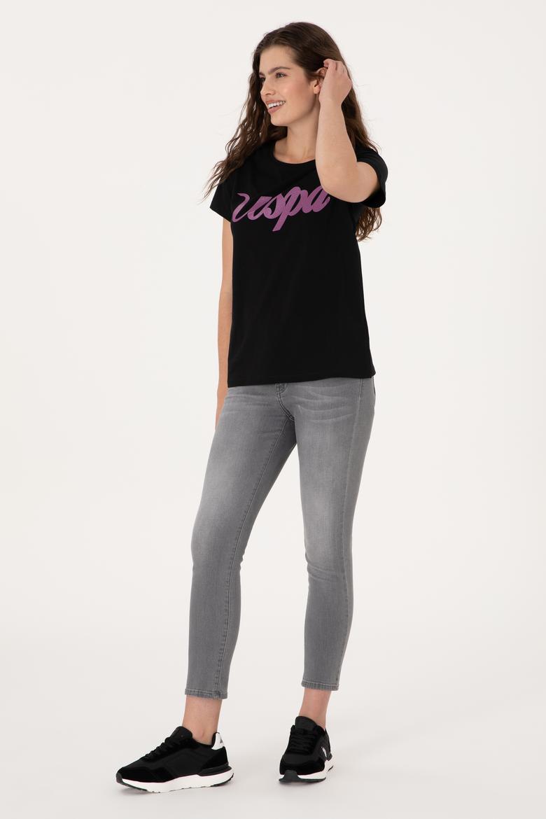 Kadın Siyah Tişört - 50307933015