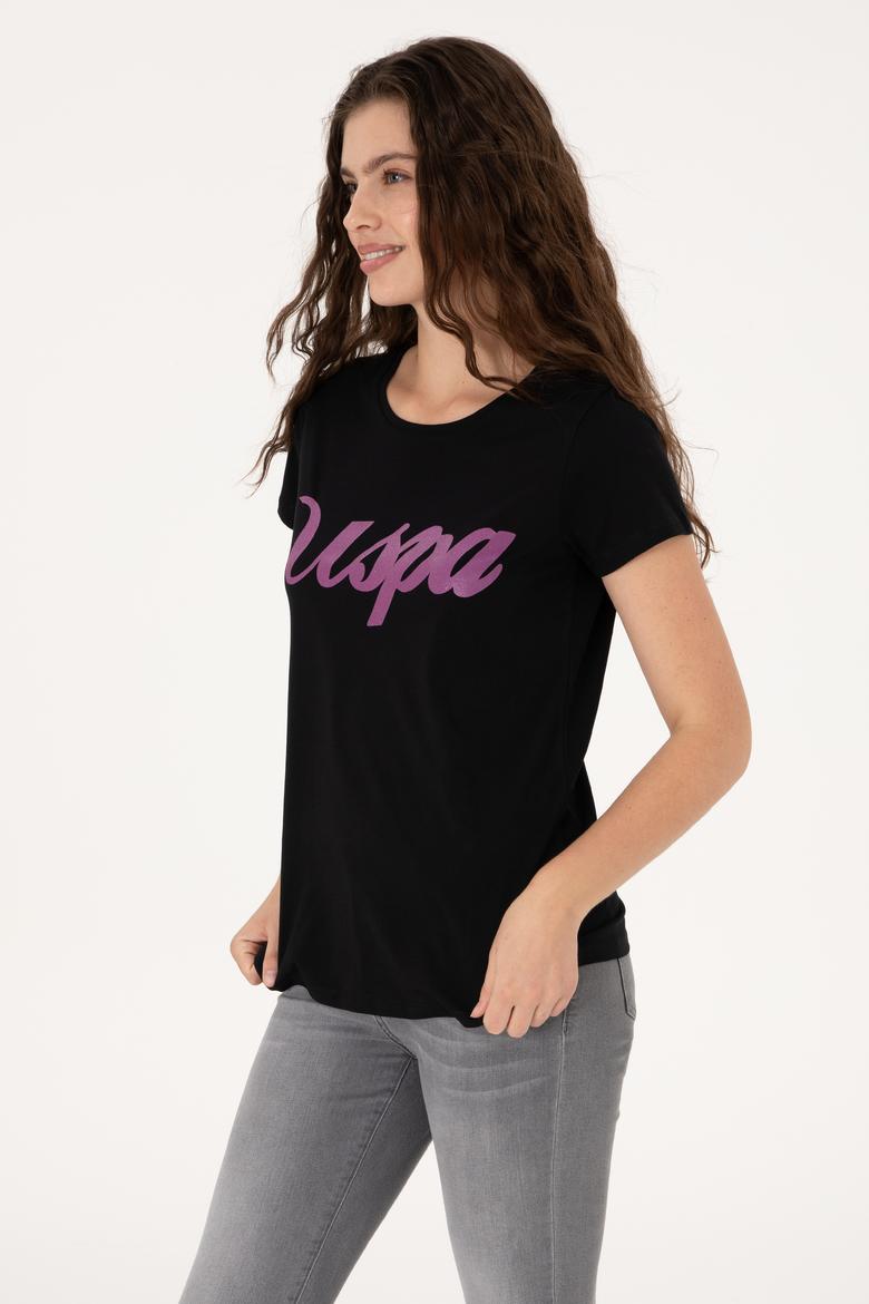 Kadın Siyah Tişört - 50307933015