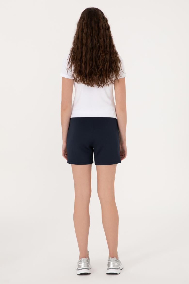 Kadın Lacivert Örme Şort - 50300858020