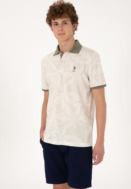 Erkek Regular Fit Polo Yaka Taş Tişört - 50306854008