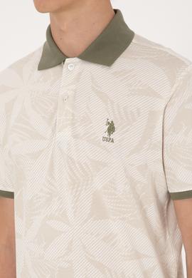 Erkek Regular Fit Polo Yaka Taş Tişört - 50306854008