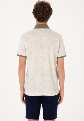 Erkek Regular Fit Polo Yaka Taş Tişört - 50306854008