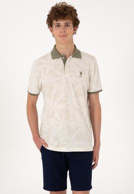 Erkek Regular Fit Polo Yaka Taş Tişört - 50306854008
