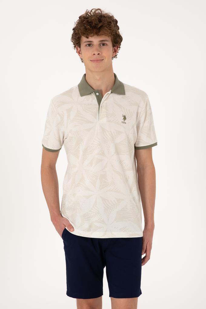 Erkek Regular Fit Polo Yaka Taş Tişört