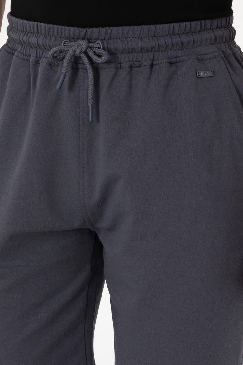 Erkek Antrasit Örme Şort - 50307289038