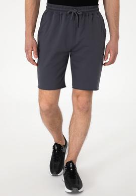 Erkek Antrasit Örme Şort - 50307289038