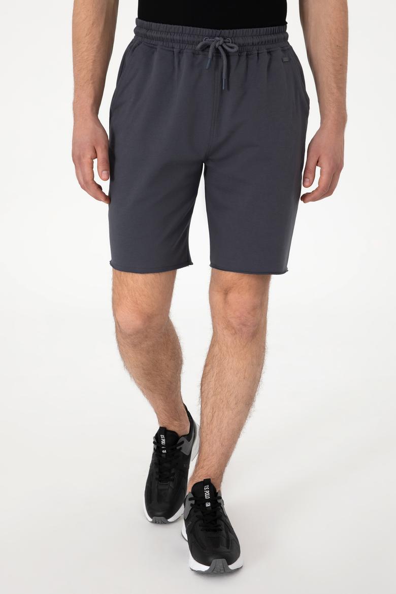 Erkek Antrasit Örme Şort - 50307289038