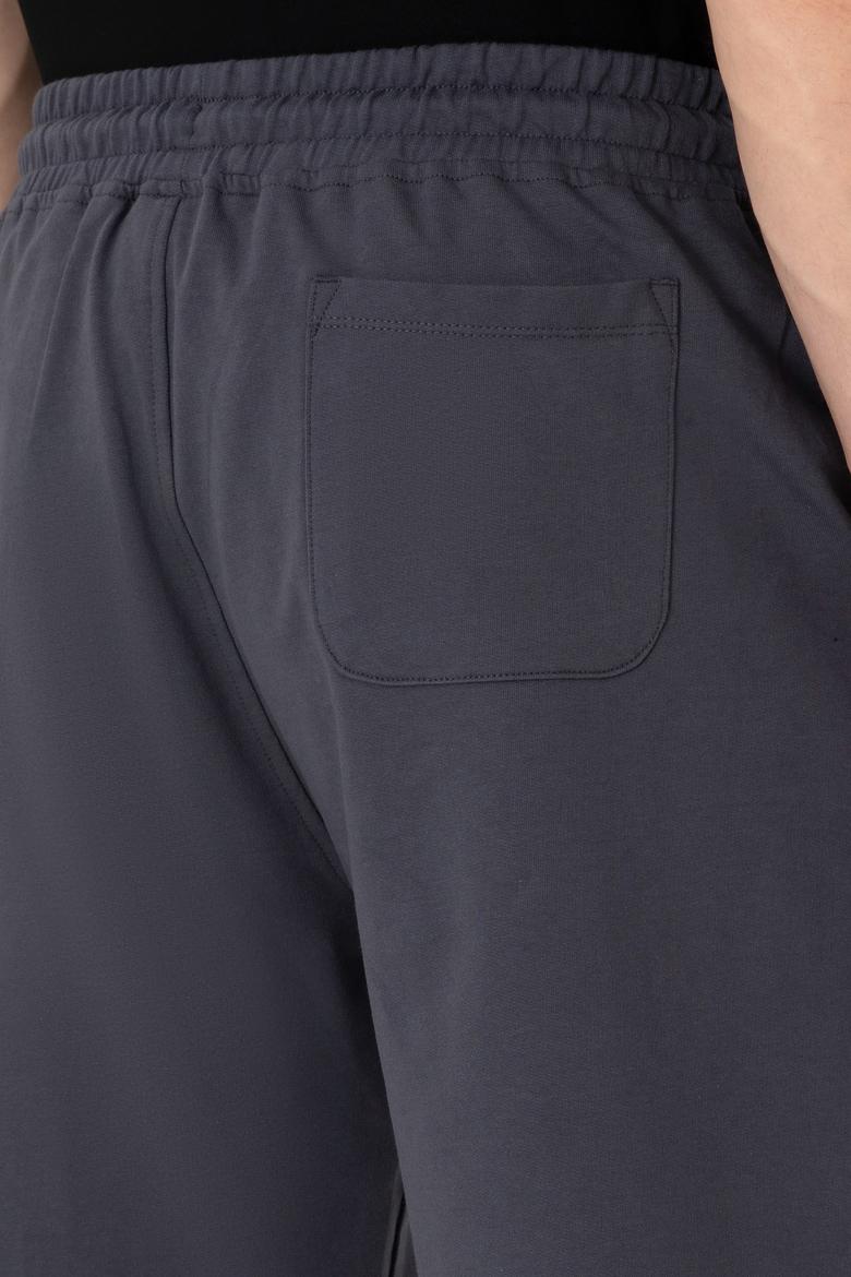 Erkek Antrasit Örme Şort - 50307289038